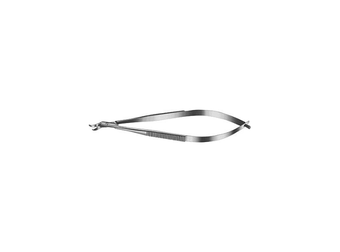 Katzin Curved Corneal Transplant Scissors Left