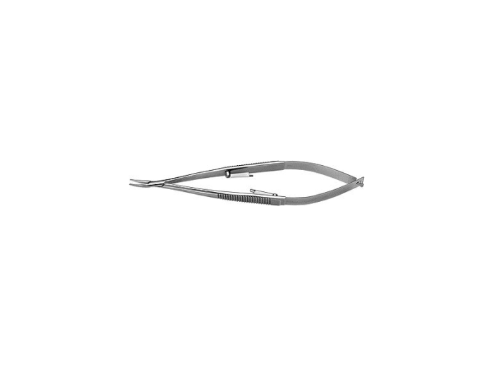 Castroviejo Needle Holder 11mm Curved Medium Locking