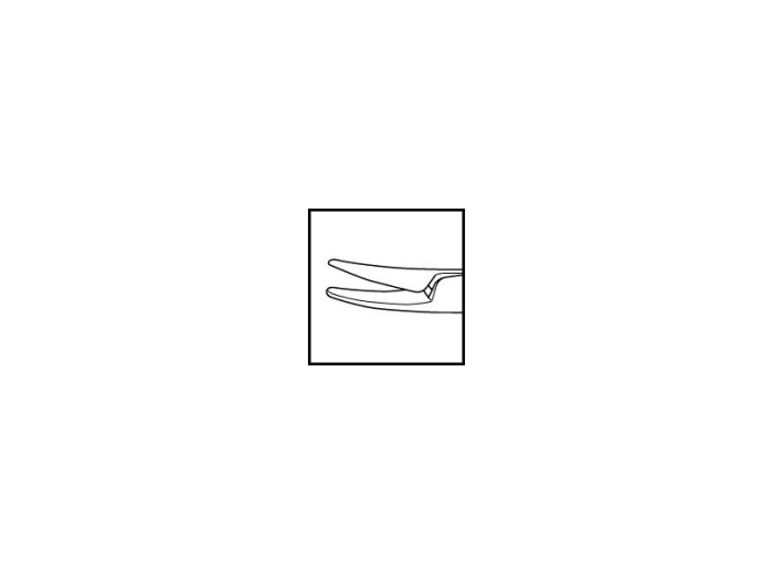 Castroviejo Needle Holder 11mm Curved Medium Locking