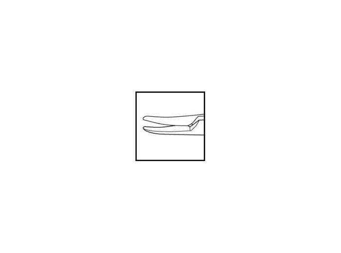 Needle Holder 9mm Curved Medium
