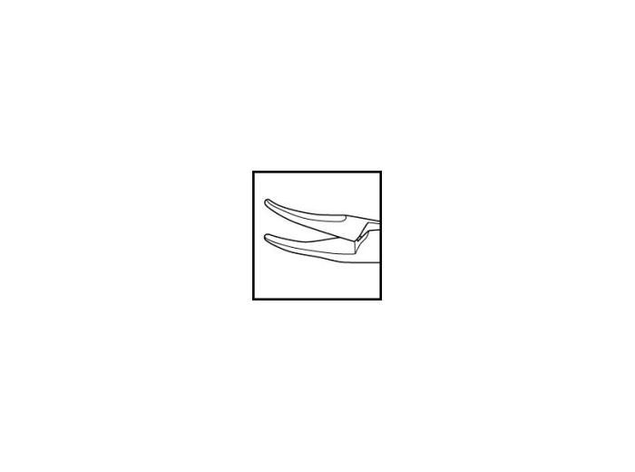Barraquer Needle Holder 10mm Moderately Curved Fine