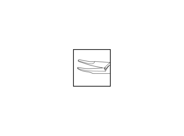 Barraquer Needle Holder 9mm Curved Delicate