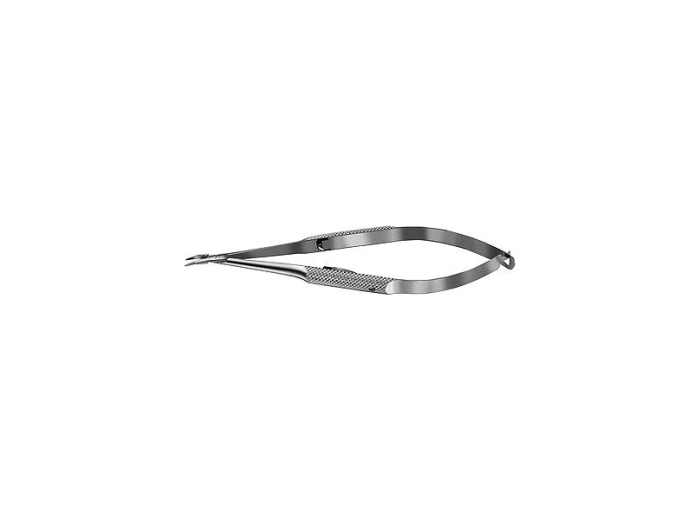 Barraquer Needle Holder 9mm Curved Delicate Locking