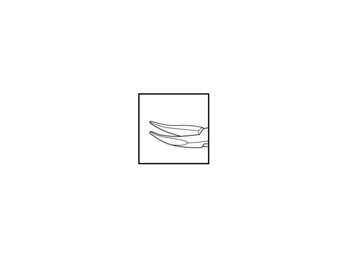 Osher Needle Holder 9mm Curved Delicate