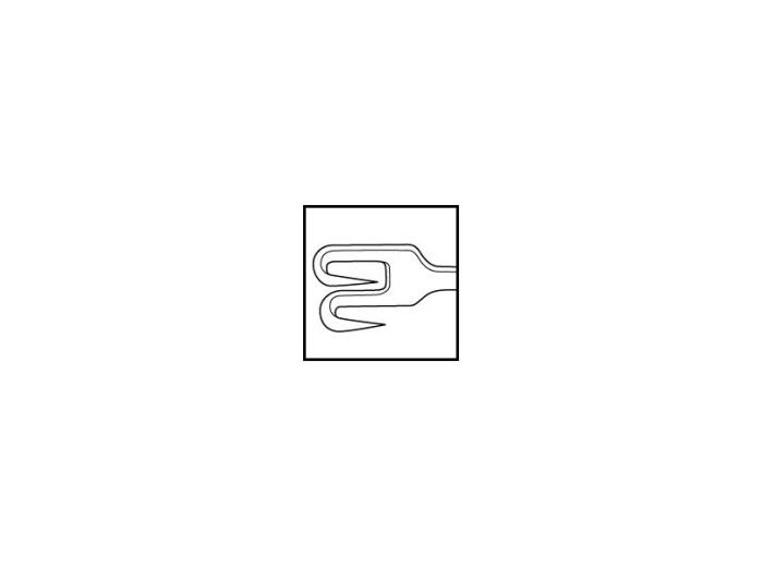 Double Fixation Hook 2mm