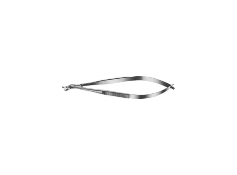 Katzin Curved Corneal Transplant Scissors Left