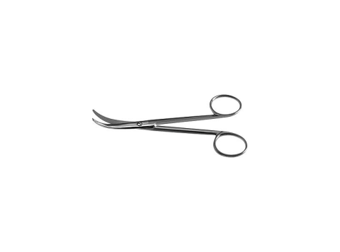 Enucleation Scissors Curved Strong