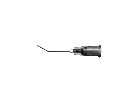 Hydrodissection Cannula 25 Gauge Angled Flat Tip