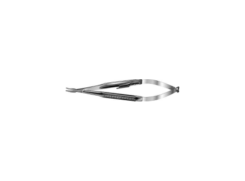 Troutman Needle Holder 10mm Curved Medium Locking