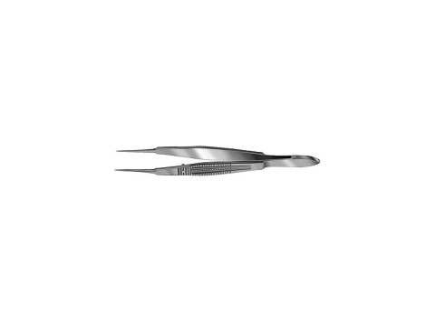 Jeweler Type Forceps Wide Serrated Handle