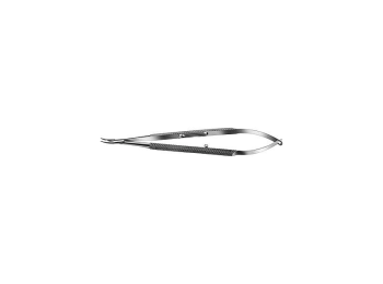 Needle Holder 9mm Curved Medium Long Handle Locking