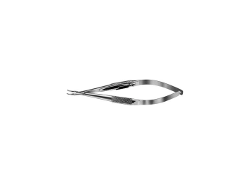 Barraquer Needle Holder 10mm Moderately Curved Fine Locking
