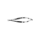 Barraquer Needle Holder 10mm Moderately Curved Fine
